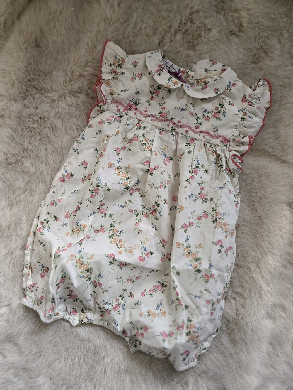 Liberty Fabric Floral Romper (12M) – NWT